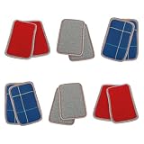 PARODI & PARODI - Pattine per Casa Classiche, Pattine per Ospiti in Feltro Morbide - Sottoscarpe per Pavimento Pulito, Comode, Pratiche e Lavabili, Misura Unica, Colori Assortiti, 6 Pezzi