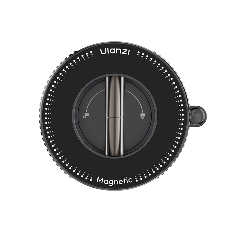 ULANZI SK-25 MagMount Magnetische Saugnapfhalterung für Smartphone – Starke Handyhalterung Auto & Schreibtisch, Mag Safe Kompatibel, 360° Kugelgelenk