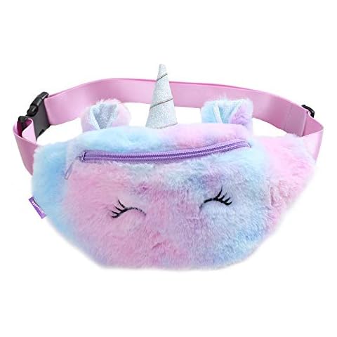 Laahoem Riñonera Unicornio Tie-dye Cinturón Squint Eye Purple Cover