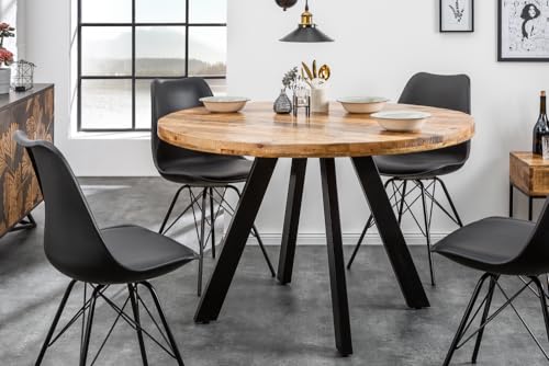 Runder Esstisch aus massivem Mangoholz von Invicta Interior, 120 cm