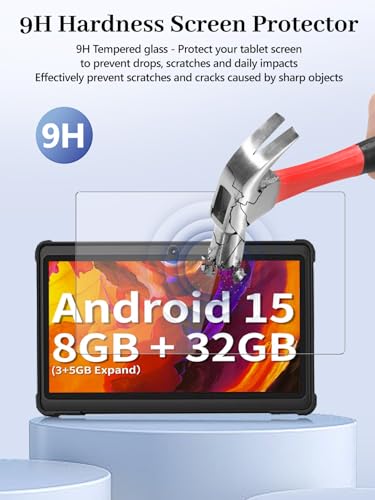 Protector de pantalla vidrio templado para NEWISION K7 7 pulg. miniatura 6