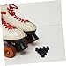BESTonZON 10pcs Roller Skate Accessories Skating Pads Toe Plugs for Retro Roller Skates Shock Absorbing Stopping Kit for Girls Boys