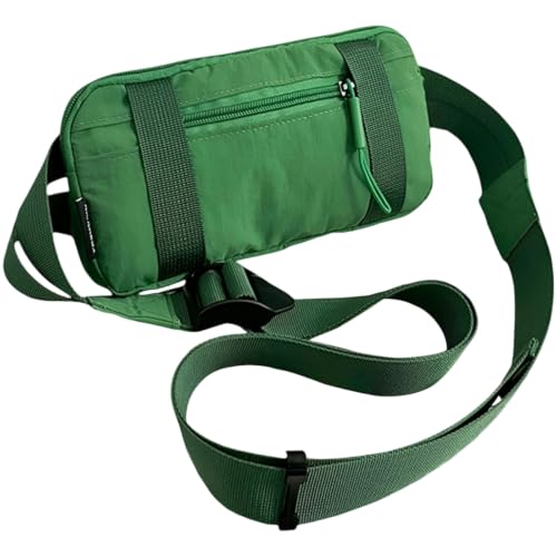 Cangurera cruzada de nailon verde Everglade riñonera ajustable senderismo y correr