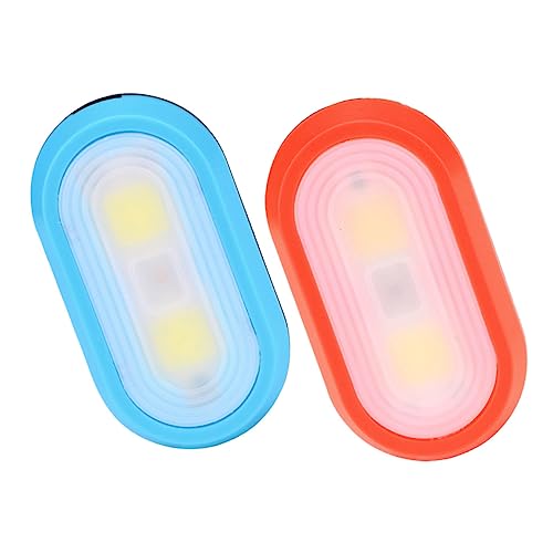 Outdoor Safety Lamp 2PCS LED Running Lights Clip Night Running Safety Lamp Red Blue No Battery