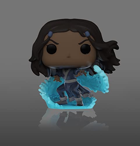 Funko POP! Animation Avatar Katara (Glow in The Dark & Metallic), Exclusive, Blue,white, 3.75 inches - Image 3