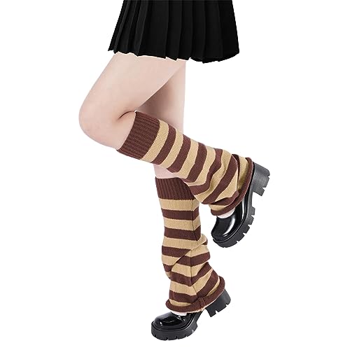 Image of Komorebi Leg Warmers Y2K Kawaii Leg Warmers for Girl Women Cute Knitted Socks Y2K Harajuku Goth Accessories