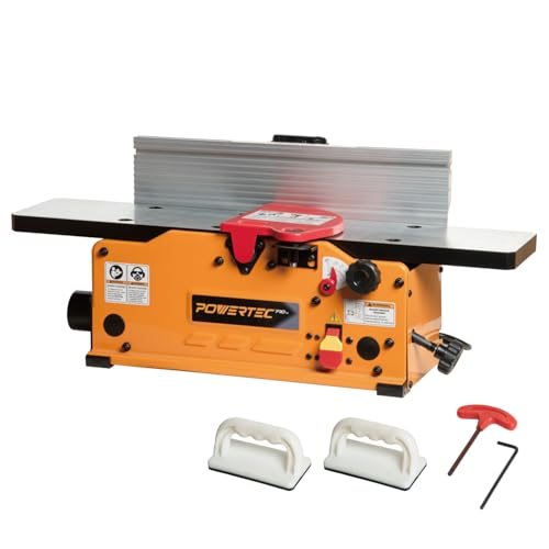 POWERTEC PRO 6-Inch Benchtop Jointer - 10-Amp, 2-Blade Wood ...
