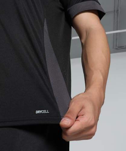 Image of Puma Men Polyester Solid Regular Fit T-Shirt