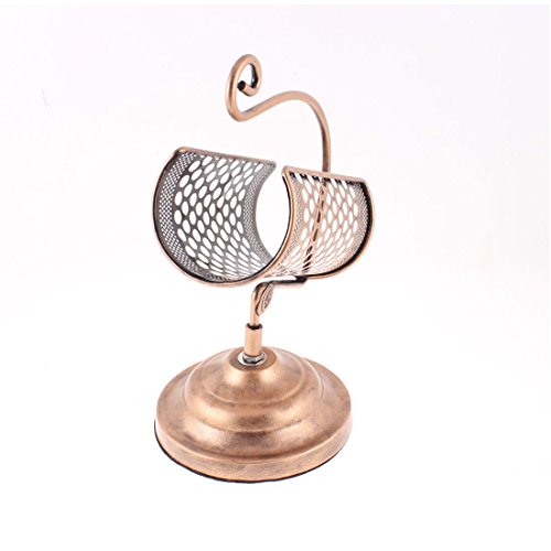 Ruilogod soporte para botellas de vino tono latón miniatura 2