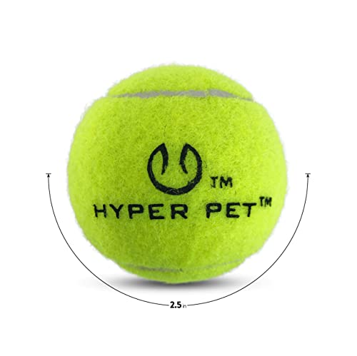 Image of Hyper Pet Tennis Balls for Dogs, Pet Safe Dog Toys for Exercise and Training, Pack of 4, Green