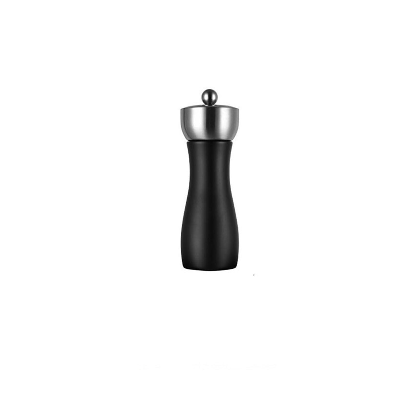 Salero y pimentero, molinillo manual ajustable de acero inoxidable con mecanismo de cerámica, perfecto para condimentos de especias de cocina, juego de 2