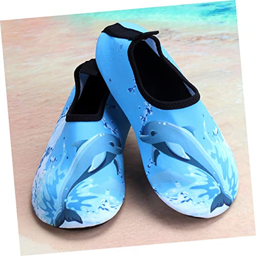 GALPADA 1 Pair Kids Water Shoes Socks Barefoot Shoes Beach Pool Shoes Athletic Socks Sandals Swimming Shoes2