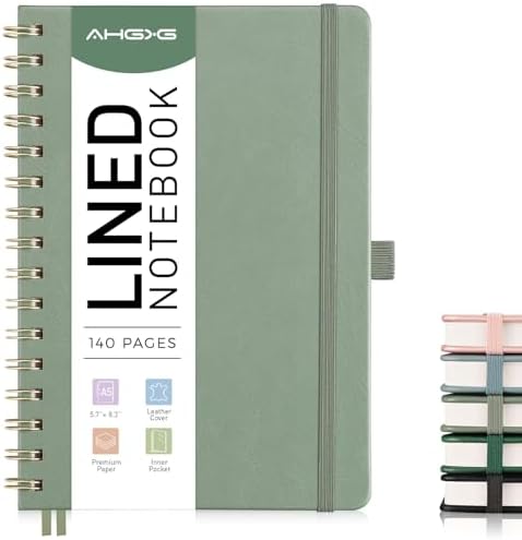 Amazon.com : Ruled Notebook/Journal - Notebooks with Hardcover and ...