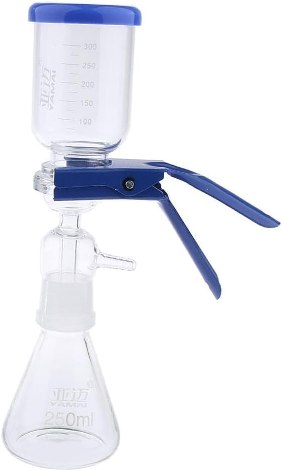 CALANDIS™ 250ml Filtration Apparatus Vacuum Lab Filtering Unit with Funnel and Clamp
