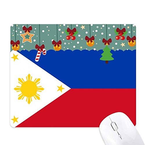 Tapis de souris drapeau Philippines caoutchouc antidérapant PC fixe