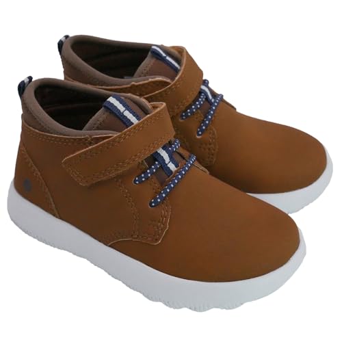 Sperry Toddler Coastal Break Chukka – PU Leather Hook-and-Loop Ankle Boots for Boys & Girls, Lightweight High-Top Fashion Sneakers, Non-Marking Outsole2