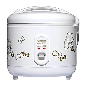 Zojirushi Hello Kitty 5.5-Cup Automatic Rice Cooker and Warmer (White)