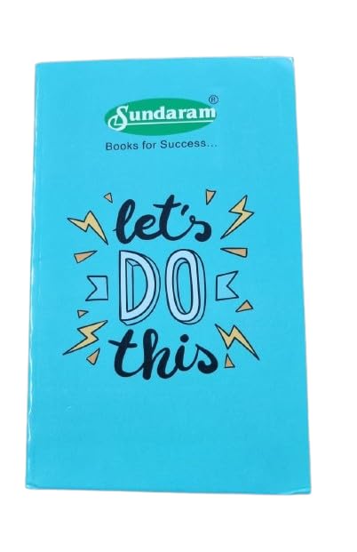 Sundaram 100 Pages Pocket Note Book- Size 9 Cm.x 14.5 Cm.| Single