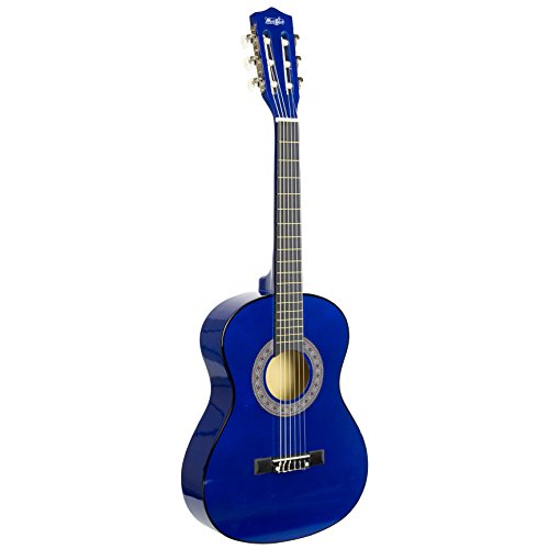 Image of Music Alley 34inch Classical Kids Acoustic Guitar - Blue