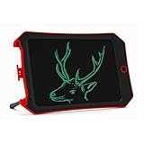 Spring& Writing Tablet for Birthday Gift,Kids Toy 8.5 In LCD Writing Tablet Electronic Writings Pads Drawing Board Gifts for Kids Office Blackboard-Erase Button Lock Included （Red-d）