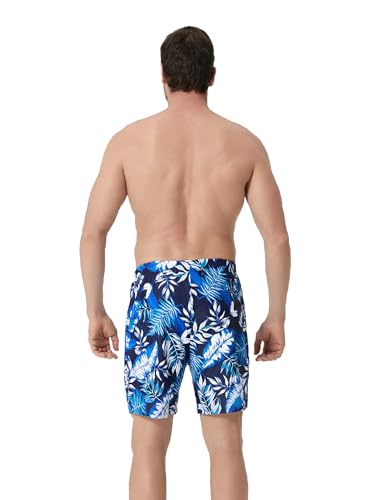Image of PATPAT Mommy and Me Matching Swimsuit：One Piece V Neck Bathing Suits Leaves Printed Family Swimwear Matching Set