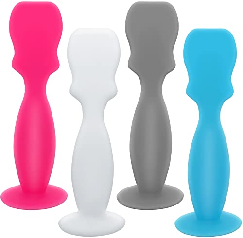 Image of KHTD Baby Diaper Cream Spatula Applicator,4 Pack Baby Butt Paste Spatulas Made of Soft Silicone,Mini Rash Cream Brush for Newborn Baby