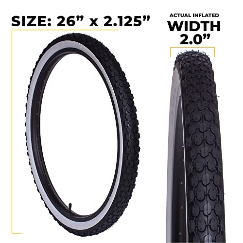 Classic White Wall Tires for Your Cruiser Wheels and Beach