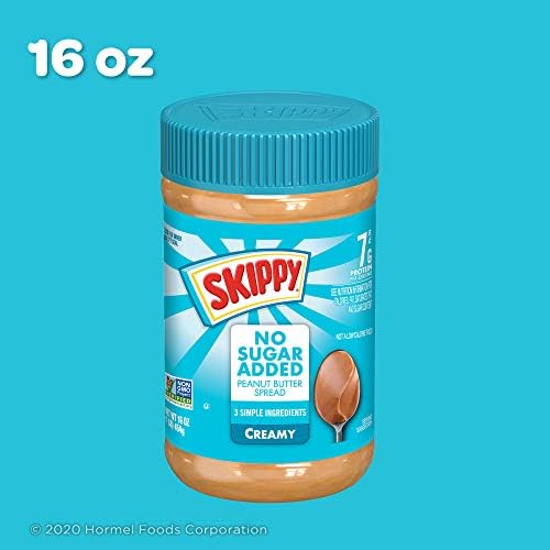 SKIPPY, Peanut Butter Spread (Pack of 12) Creamy 192 Ounce