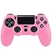 Produktbild Movoja Controller-Schutzhülle passend für Sony PS4-Controller | Bumper Silikon Case Anti-Rutsch Playstation Bedienung | Perfekte Passform | Soft pink rosa