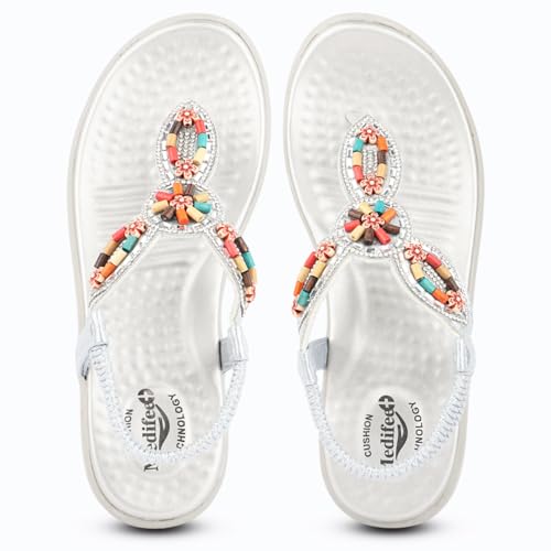Image of Medifeet SoftStep Boho Chic Sandals - Pain-Free Fashion Walking | Style Without Sacrificing Comfort