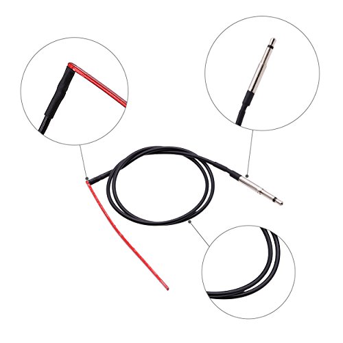 Ultrathin Red Pickup Under-Saddle Passive Piezo Film Pickup For Acoustic Guitar (With Plug) #TOP2