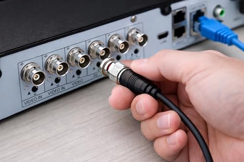 Image of MX BNC Male to BNC Male Coaxial Cable - 1.5 Meter, 5-Pack for CCTV, DVR, Security Cameras, Analog Video & RF Applications