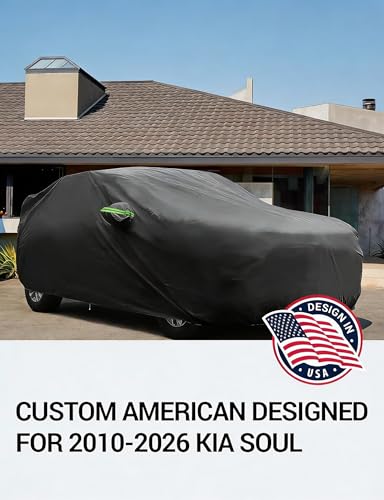 Image of Proadsy Custom Fit 2010-2026 Kia Soul Car Cover Waterproof UV Sun Outdoor