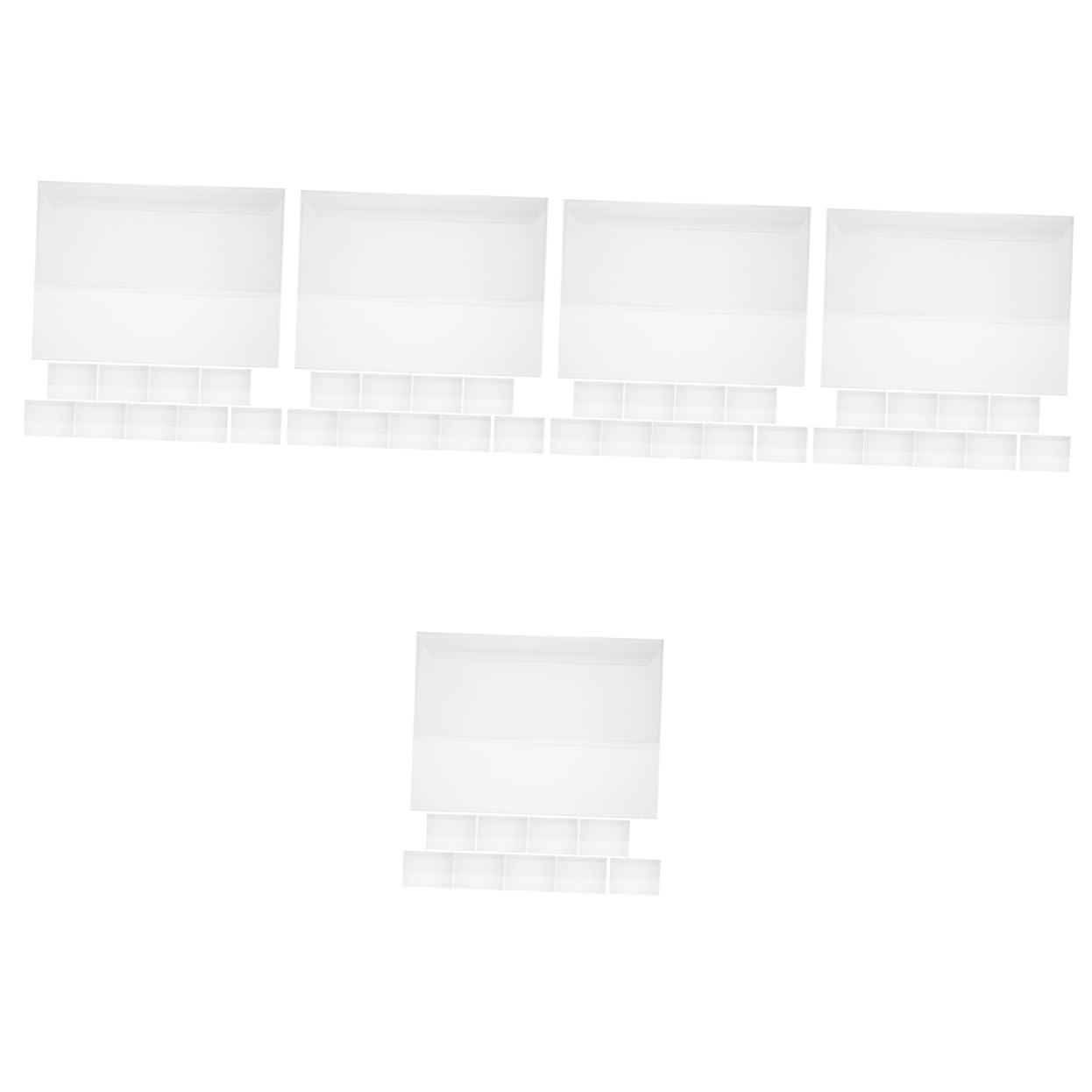 Housoutil 50 Fogli Copertine Protettive per Libri Trasparenti Pellicola Riutilizzabile Resistente per Quaderni e Libri Scolastici