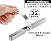 Spurtar Feeler Gauges Stainless Steel 32 Blades 0.04-0.88 mm (0.0015-0.035 Inch) Feeler Gauge Metric/Imperial for Measuring Gap Width Thickness for Guitar, Spark Plug, Valve, Piston Measure #2