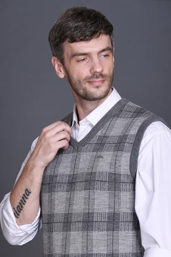 Image of GODFREY Half Sweater for Man Winter Pullover - Sleeveless Men Sweaters