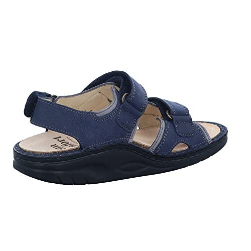 Finn Comfort Womens Yuma 1561 Lake/Grey Nubuck Sandals3