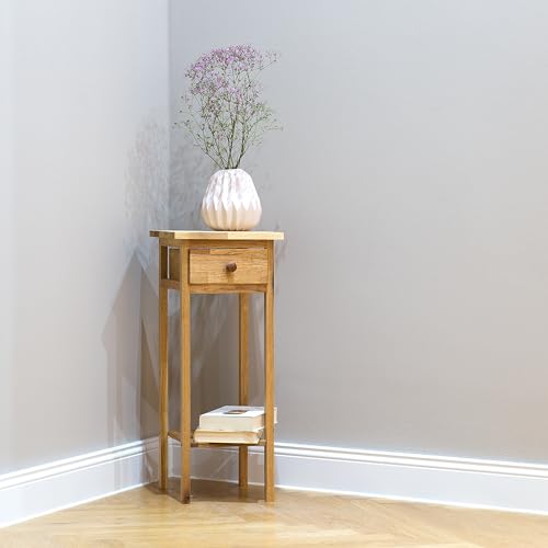 Beistelltisch Relaxdays Telefontisch Walnuss 60 x 25 x 25 cm