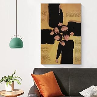Poster classique The Beatles – Peinture décorative sur toile – Poster mural et art – Décoration moderne pour chambre à… - Les Beatles, Paul McCartney, John Lennon, RIngo Starr, George Harrison Poster classique The Beatles - Peinture décorative sur toile - Poster mural et art - Décoration moderne pour chambre à… – Image 4