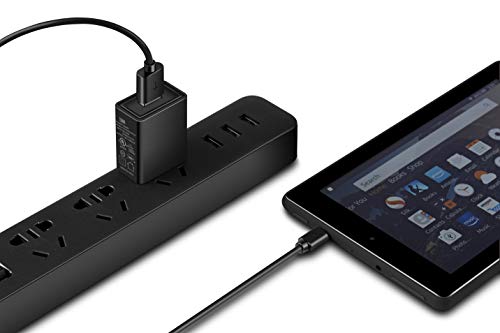 E-Reader Charger, AC Power Supply Charger for Kindle E-Reader Paperwhite Oasis E-Reader Voyage E-Reader Kindle Kids Edition,with 6.6FT Charging Cable