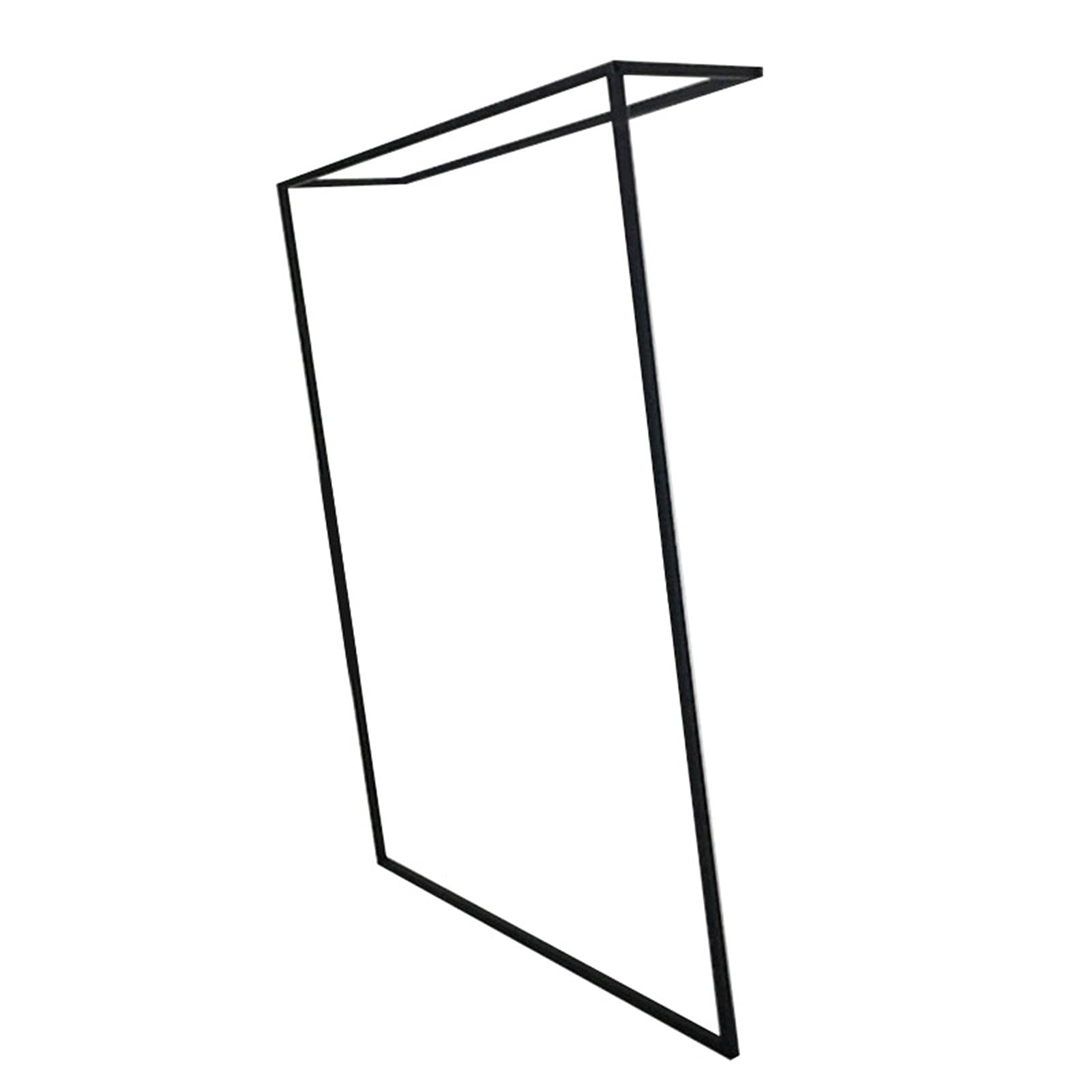 HPTHLY Clothing Rack Wall-Mounted Hangers Creative Metal Clothing Hanging Racks Store Garment Display Shelf Heavy Clothes Rails For Home/Retail Use (150X35X170Cm)