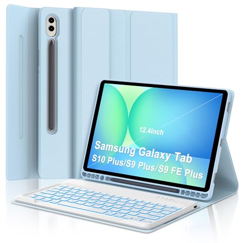 FOGARI Keyboard Case for Samsung Galaxy Tab S9 Plus/S10 Plus...