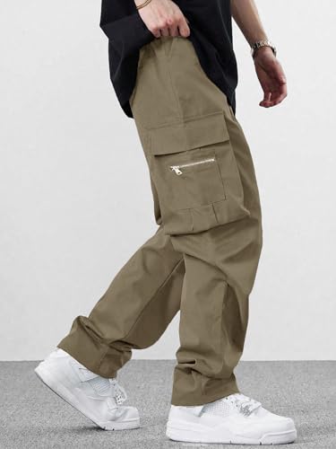 Image of Noble Monk Cargo for Men || Cotton Cargo Pant || Stylish Multi-Pocket Casual Trousers for Men