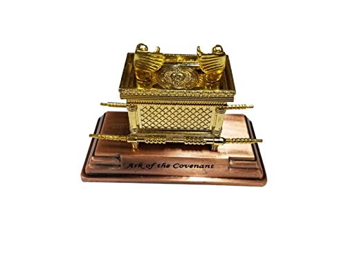 Bethlehem Gifts TM The Ark of The Covenant Gold Plated Medium - Size 3.75" X 2.35" X 2.50"