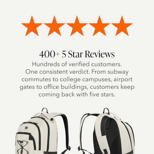 Image of SWISSGEAR Bungee Core Laptop Backpack, Fits Most 13-Inch Laptops, Airflow Back Panel, Reflective Accents, and Bungee Cord System, Black, 26L, 17.25-Inch