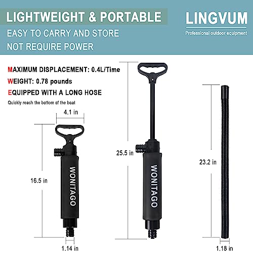 Anual Bilge Pup For Boats Kayak Canoe - Portable Siphon Pup, Kayak