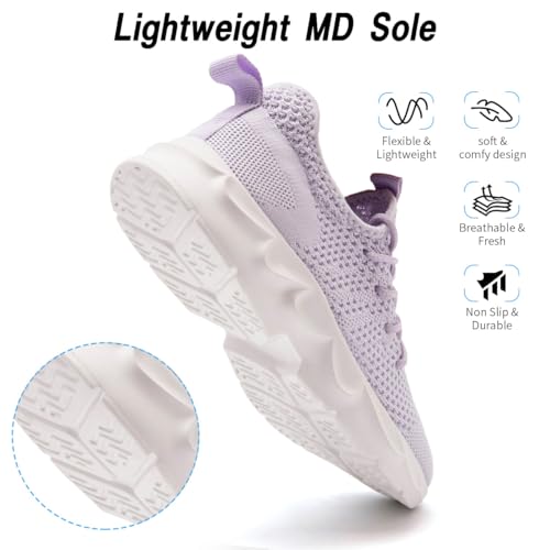 Image of DLWKIPV Womens Walking Shoes Slip On Sneakers Tennis Shoes Running Sport Workout Gym Shoes Athletic Non Slip Lightweight Breathable Fashion Casual Shoes for Travel Work