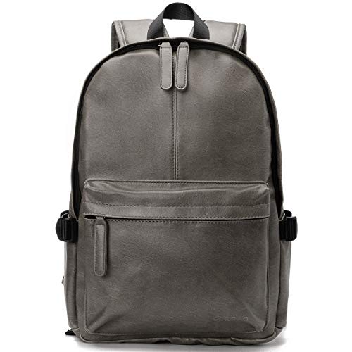 OB OURBAG Hombres Vendimia Cuero Mochila Ordenador portátil Cartera Bolsa de Viaje