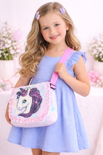 Image of Beautiful Sling Bag for Girls Kids Unicorn Bag for Girls Crossbody Bag Bags for Kids Girl