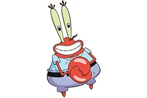 Spongebob Squarepants Mr. Krabs Crab Krusty Krab Removable Peel Self Stick Adhesive...